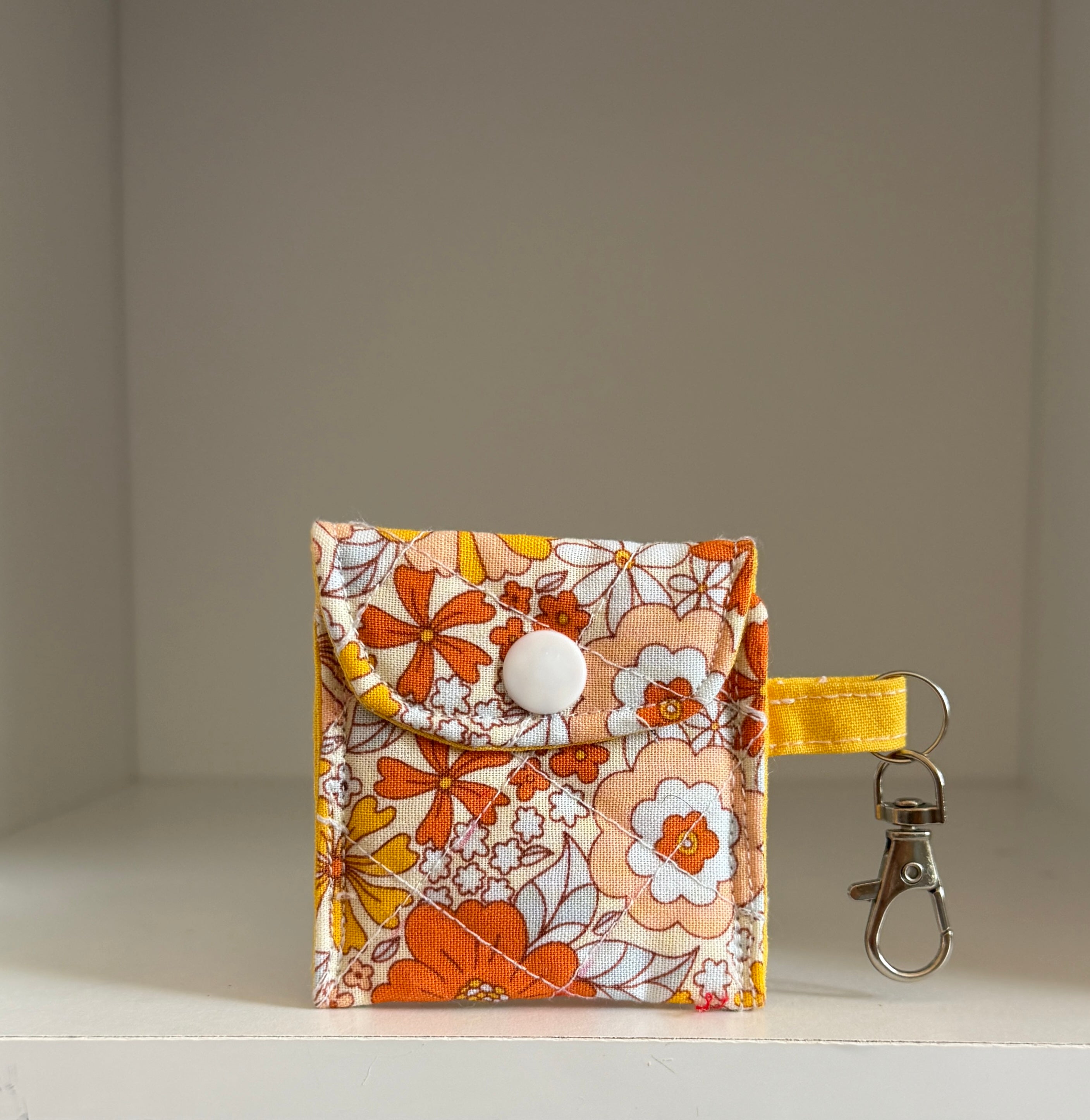 Orange Paisley AirPods Case