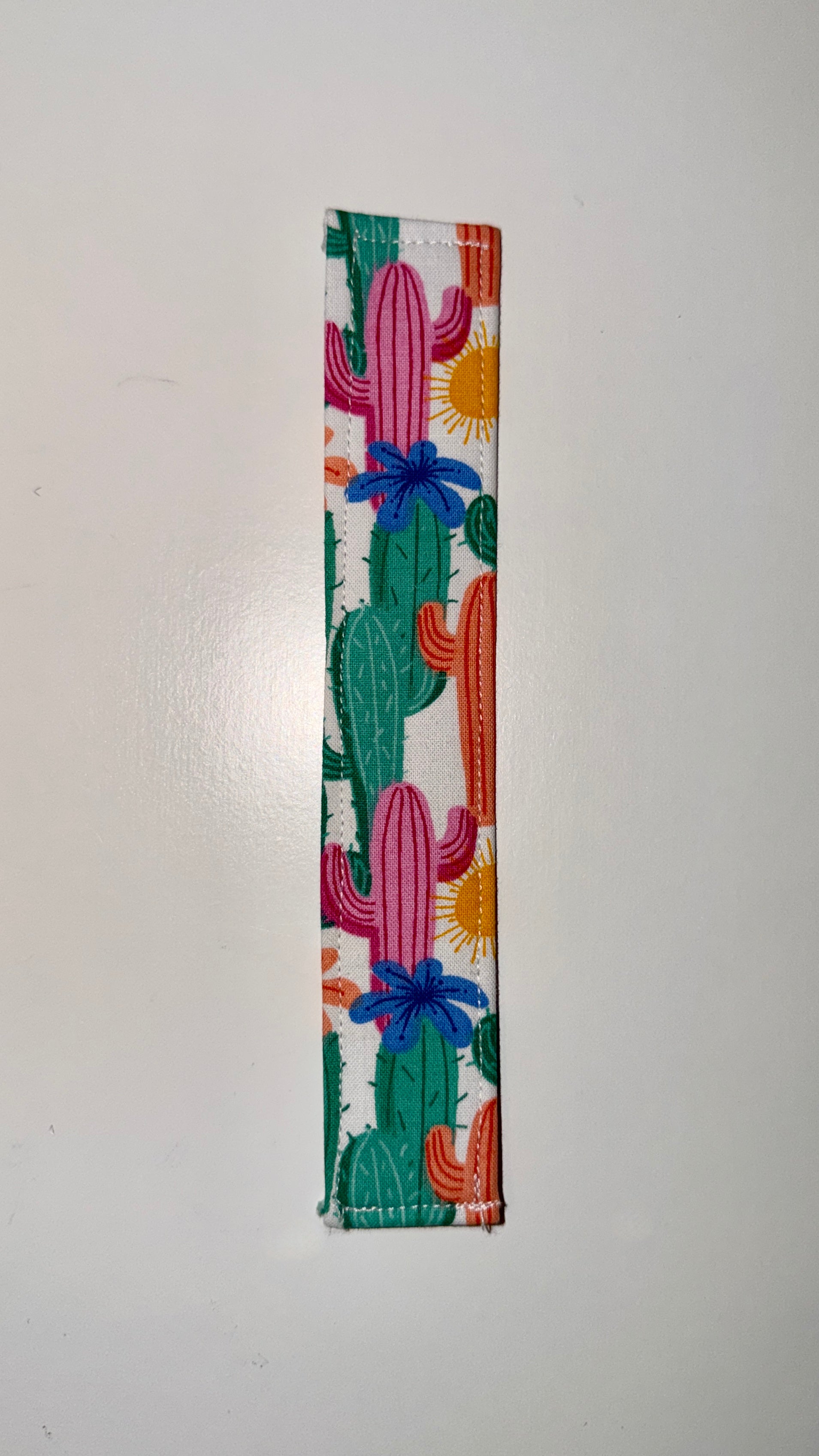 Cactus Fabric Bookmark