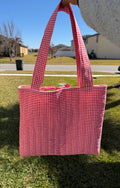 Red Gingham Tote
